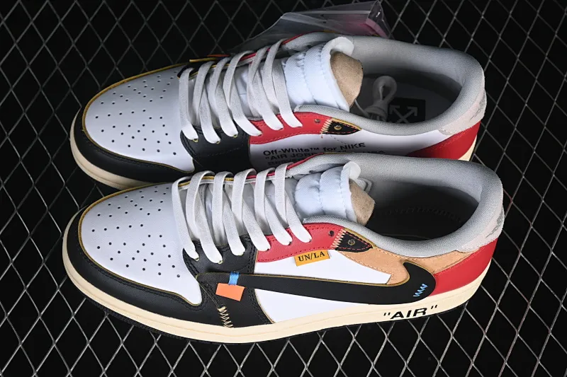 All Categories Air Jordan Jordan Series Basketball Shoes Air Jordan 1 Low High-end Customized Low-top Sneakers Travis Scott x Air Jordan 1 Low OG AJ1 Joe 1 Joint Overhook
